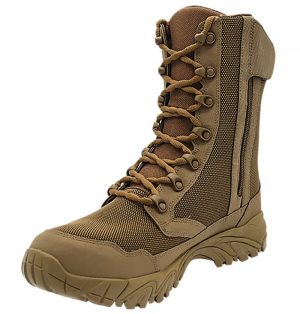 Zip up hunting boots 8" brown inner toe with zipper altai Gear