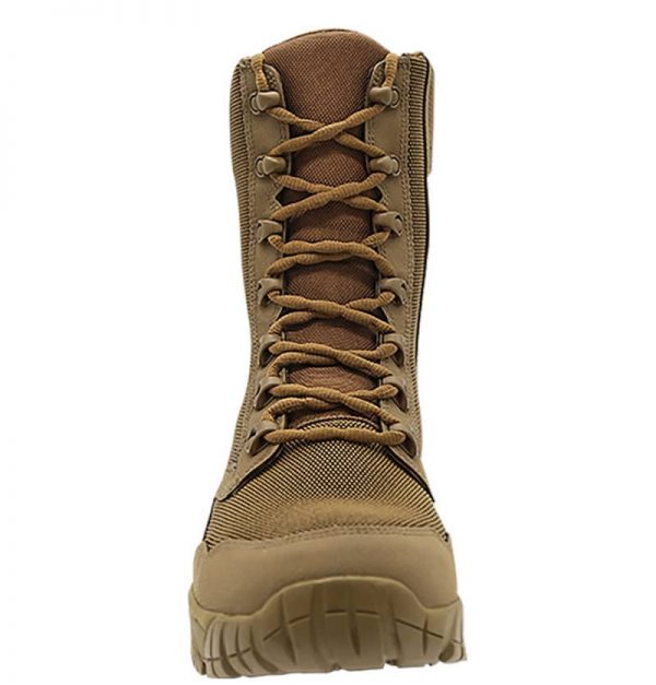 Zip up hunting boots 8" brown front laces Altai Gear