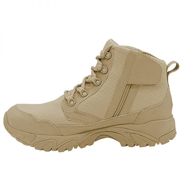 Zip up work boots 6" tan inner side with zipper altai Gear