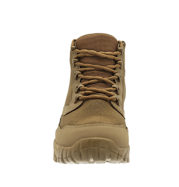 Zip up hiking boots 6" Brown front laces altai Gear