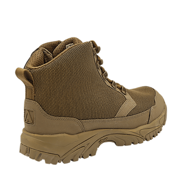 Zip up hiking boots 6" Brown outer heel altai Gear