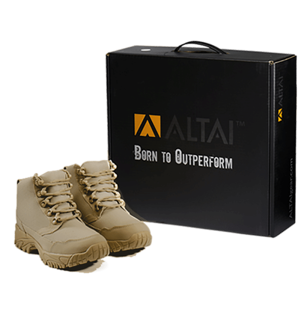 Work Boots tan 6" package Altai gear