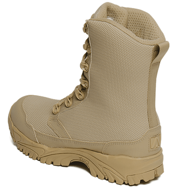 Tan Combat Boots Back Side view Altai gear