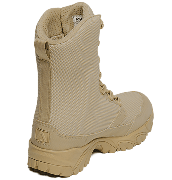 Tan Combat Boot Back Outer view Altai gear