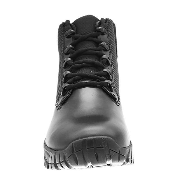Black side zip uniform boots 6" front laces Altai gear