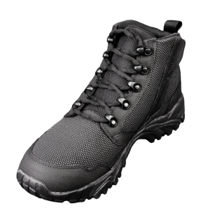 Black Zip up tactical boots 6" inner toe with zipper altai Gear