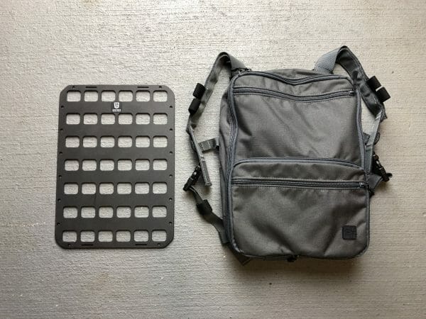 10 X 14 RMP Molle panel for backpack insert next to bag