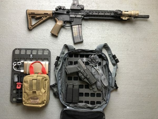 10 x 14 inches rmp molle panel for backpack medical set up edc