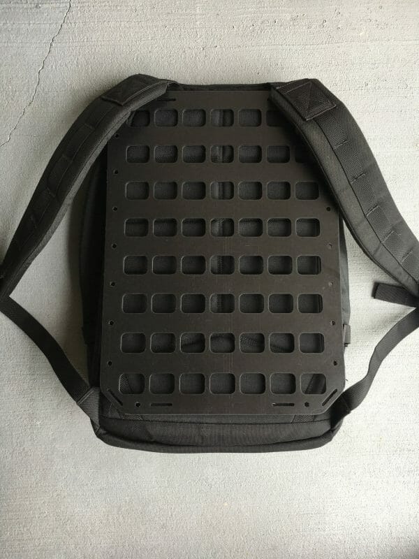 12.25 X 17 RMP™ Backpack Insert on the back of back pack