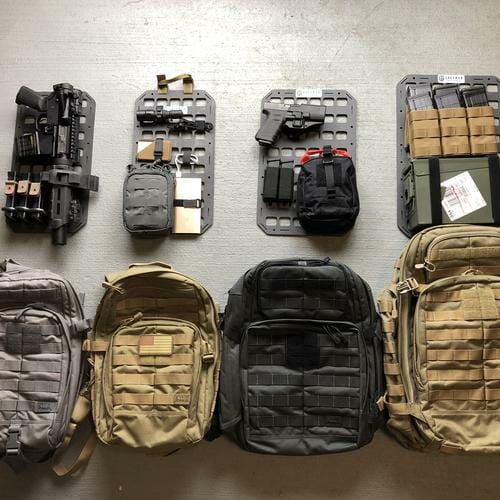 12.25 X 19 RMP™ Backpack Insert molle panel 4 sets of ideas