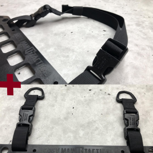 Buckle Loop-Around D-Ring RMP Strap Black [Headrest] Molle mounting