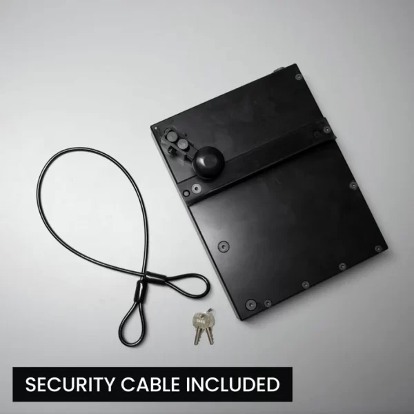 Security cable for the safe